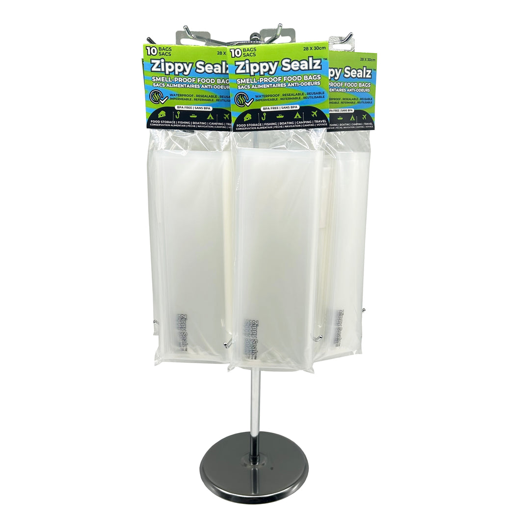 Zippy Sealz V 3.0 Smell Proof 1/2 Lb Storage Bags. 10/Pack | 12 x 10/Packs per Case