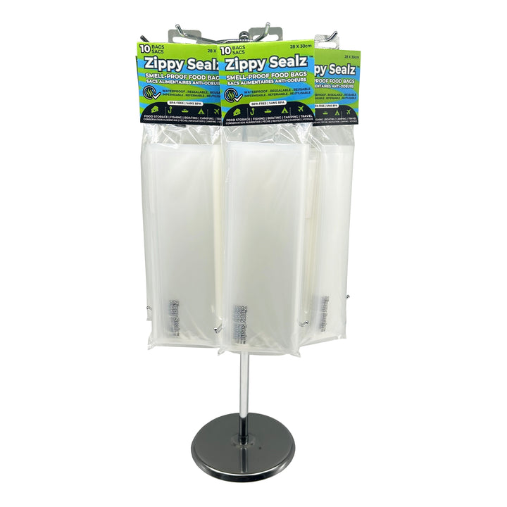 Zippy Sealz V 3.0 Smell Proof 1/2 Lb Storage Bags. 10/Pack | 12 x 10/Packs per Case