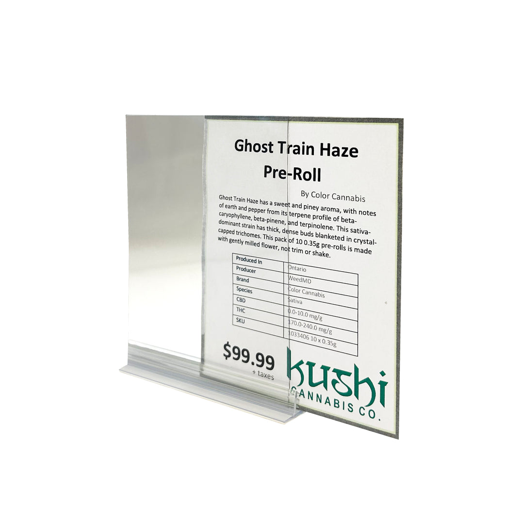 5.5" x 4.25" T-Shape Adhesive Sign Holders