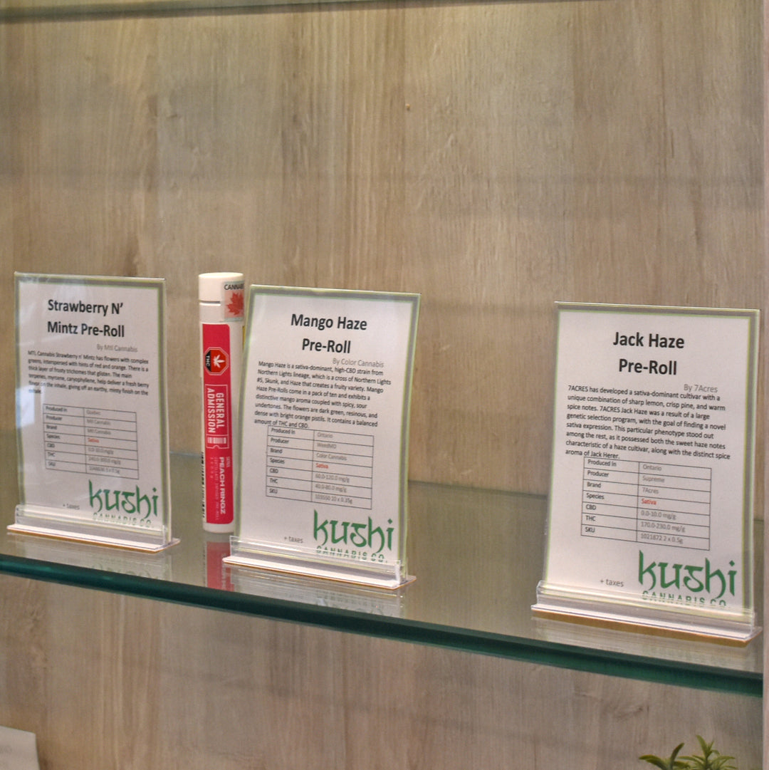 5.5" x 4.25" T-Shape Adhesive Sign Holders