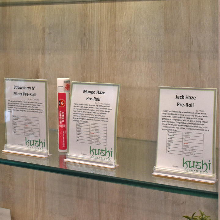 5.5" x 4.25" T-Shape Adhesive Sign Holders