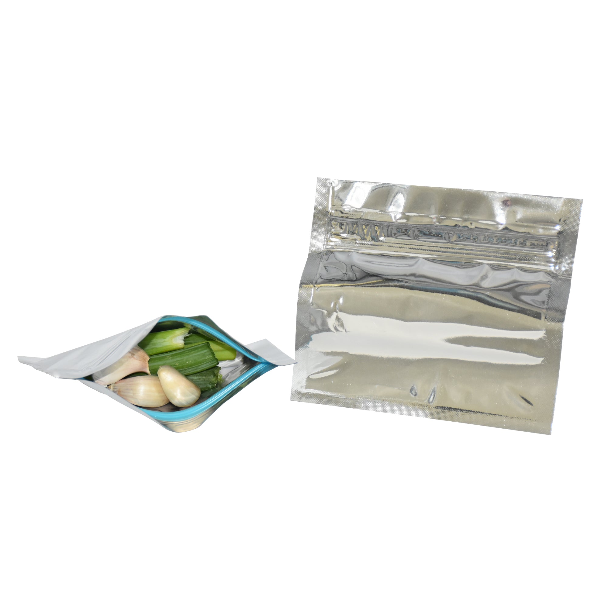 Zippy Sealz Medium Silver Mylar Bags 6.75" x 5.5" - image 6