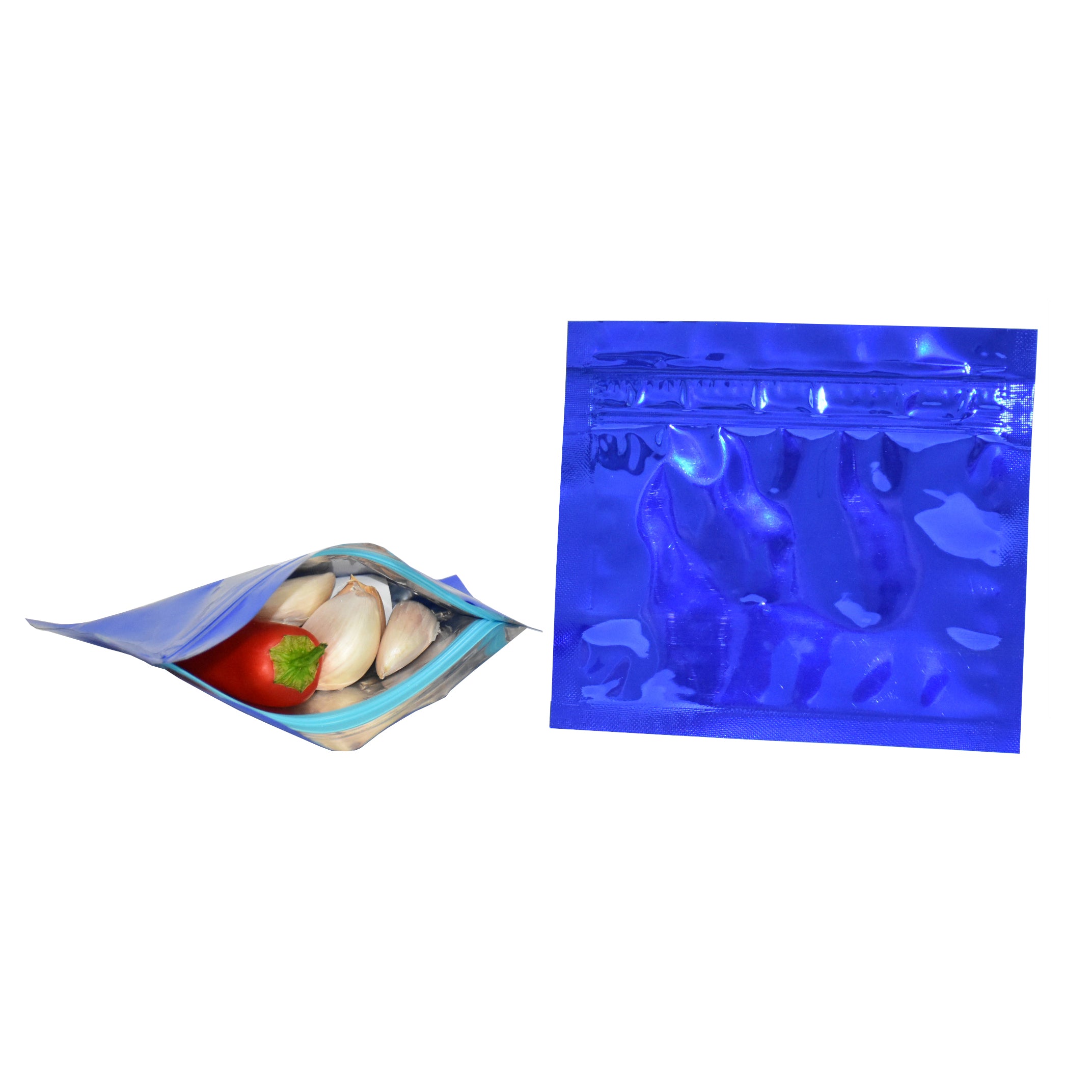 Zippy Sealz Medium Blue Mylar Bags 6.75" x 5.5" - image 7