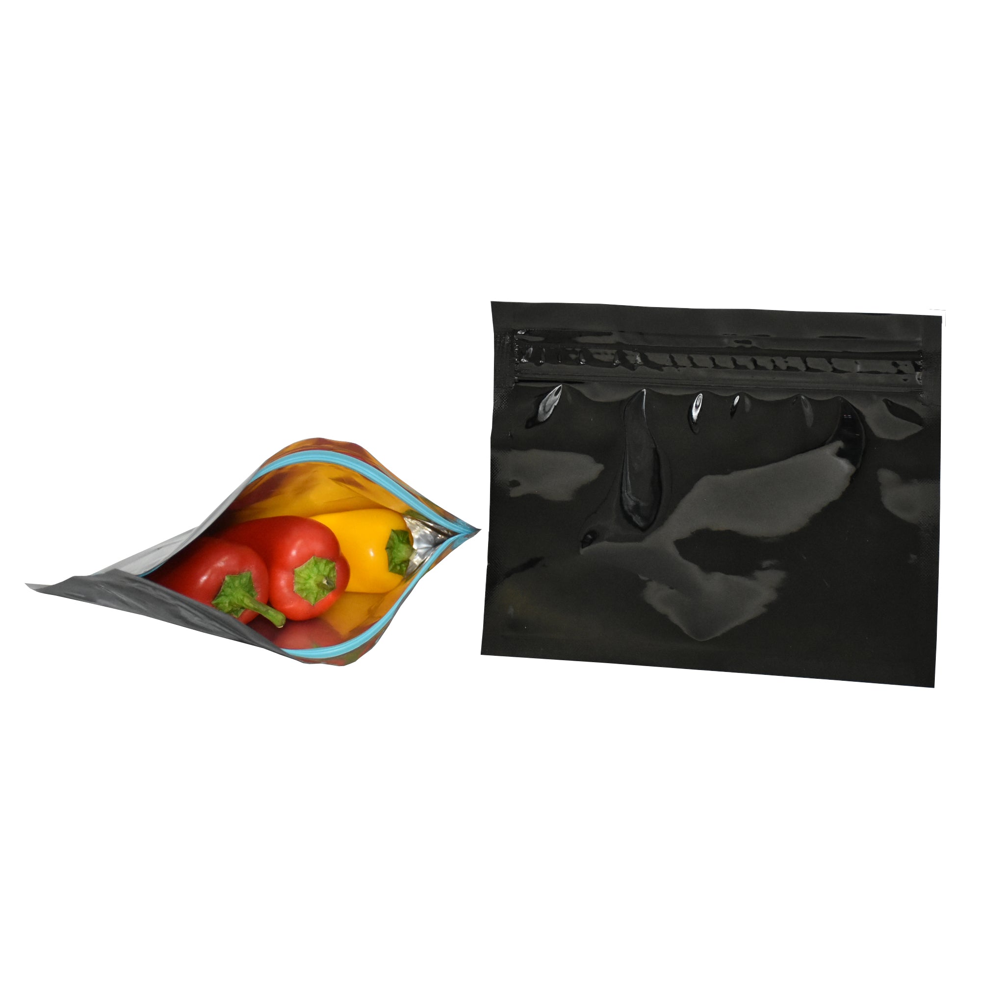 Zippy Sealz Medium Black Mylar Bags 6.75" x 5.5" - image 7