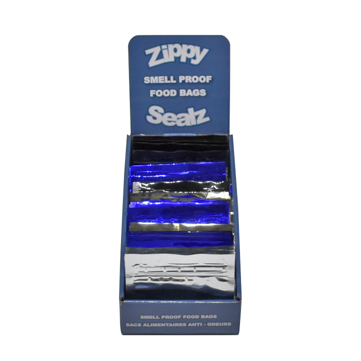 Zippy Sealz Small Assorted Mylar Bags 5" x 4.25"-150 Bags with Display Box - image 2
