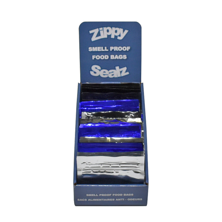 Zippy Sealz Small Assorted Mylar Bags 5" x 4.25"-150 Bags with Display Box - image 2
