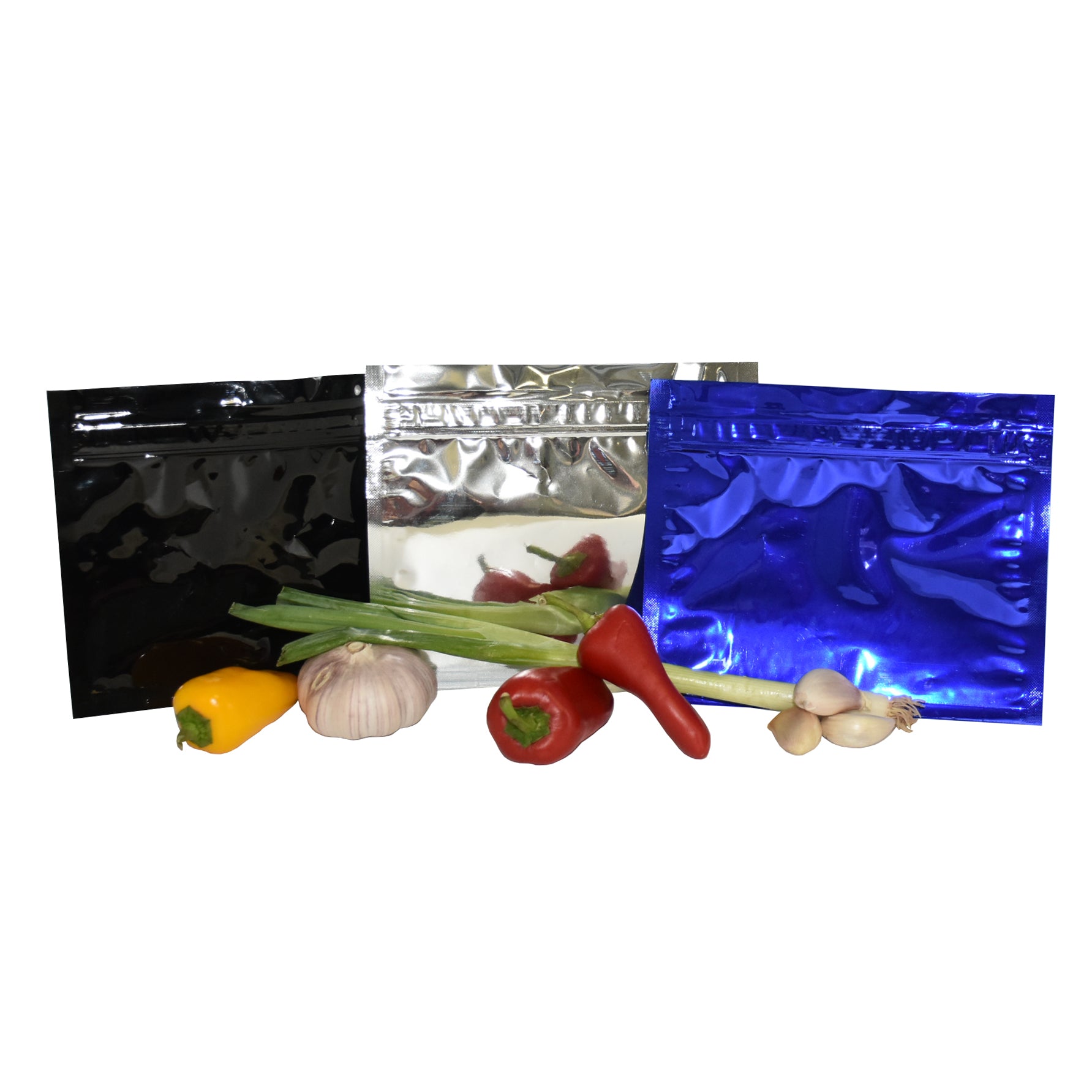 Zippy Sealz Small Assorted Mylar Bags 5" x 4.25"-150 Bags with Display Box - image 5