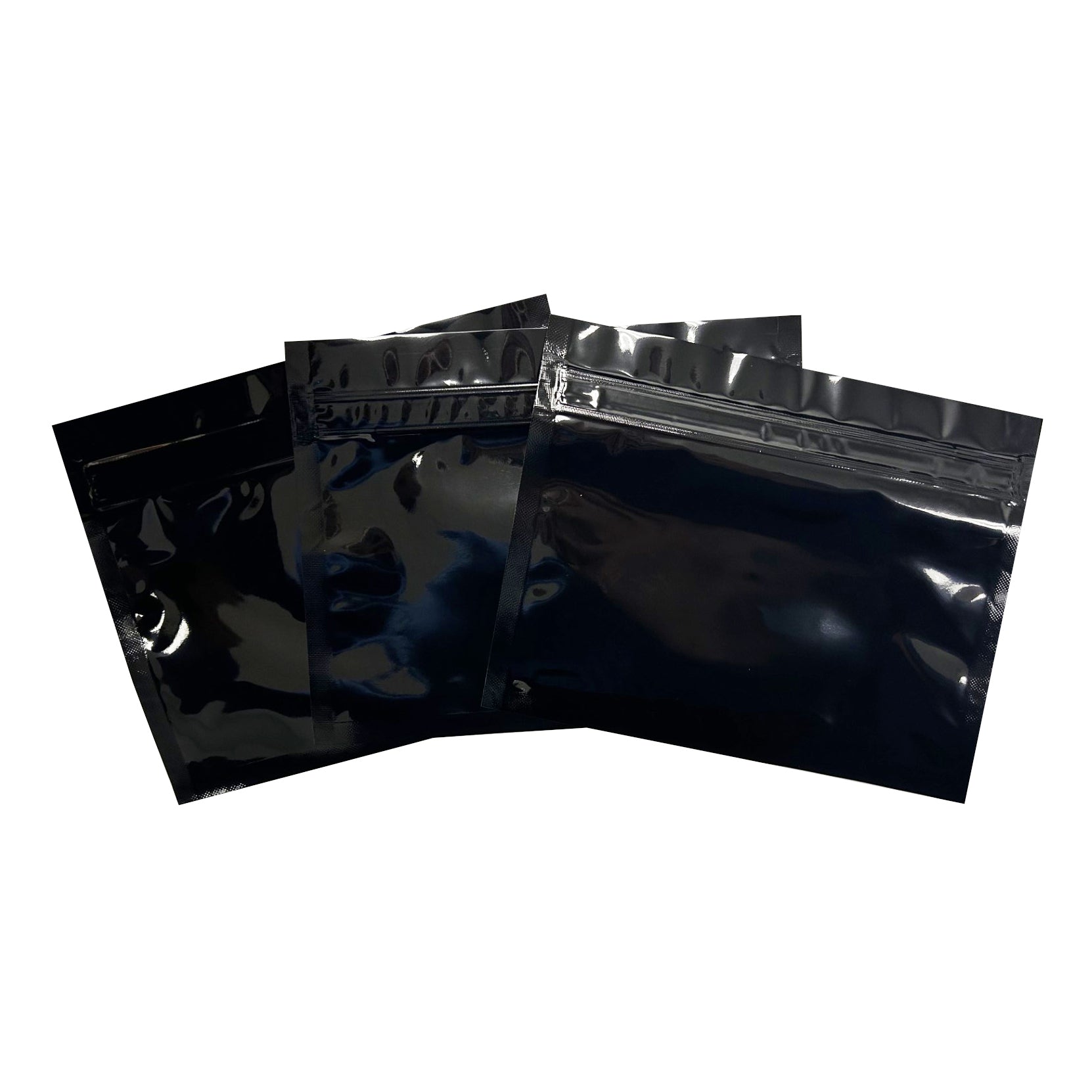 Zippy Sealz Medium Black Mylar Bags 6.75" x 5.5"-100 Bags with Display Box - image 3