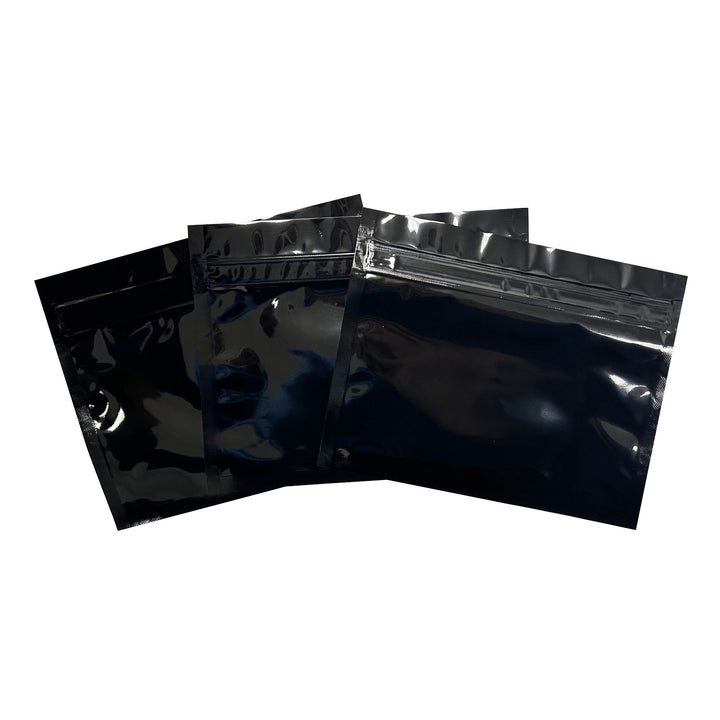 Zippy Sealz Medium Black Mylar Bags 6.75" x 5.5"-100 Bags with Display Box - image 3