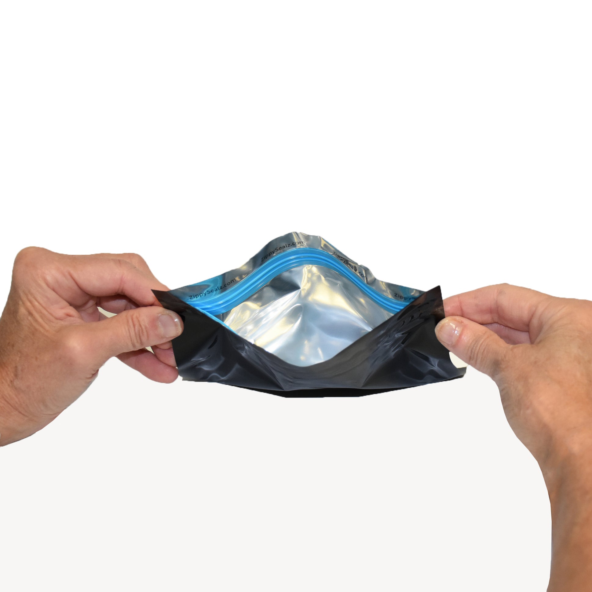 Zippy Sealz Medium Black Mylar Bags 6.75" x 5.5"-100 Bags with Display Box - image 4