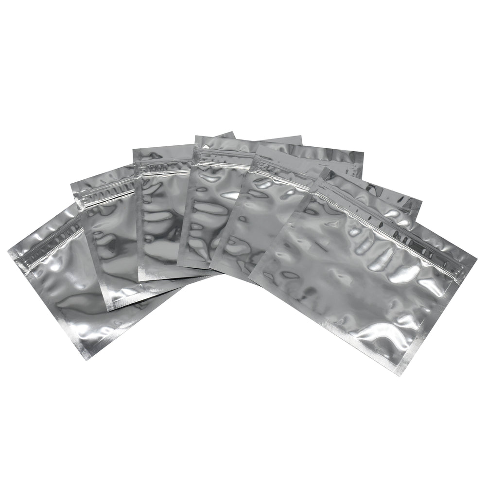 Zippy Sealz Small Silver Mylar Bags 5"x 4.25" 500/Case - image 2