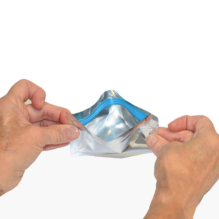 Zippy Sealz Small Silver Mylar Bags 5"x 4.25" 500/Case - image 3