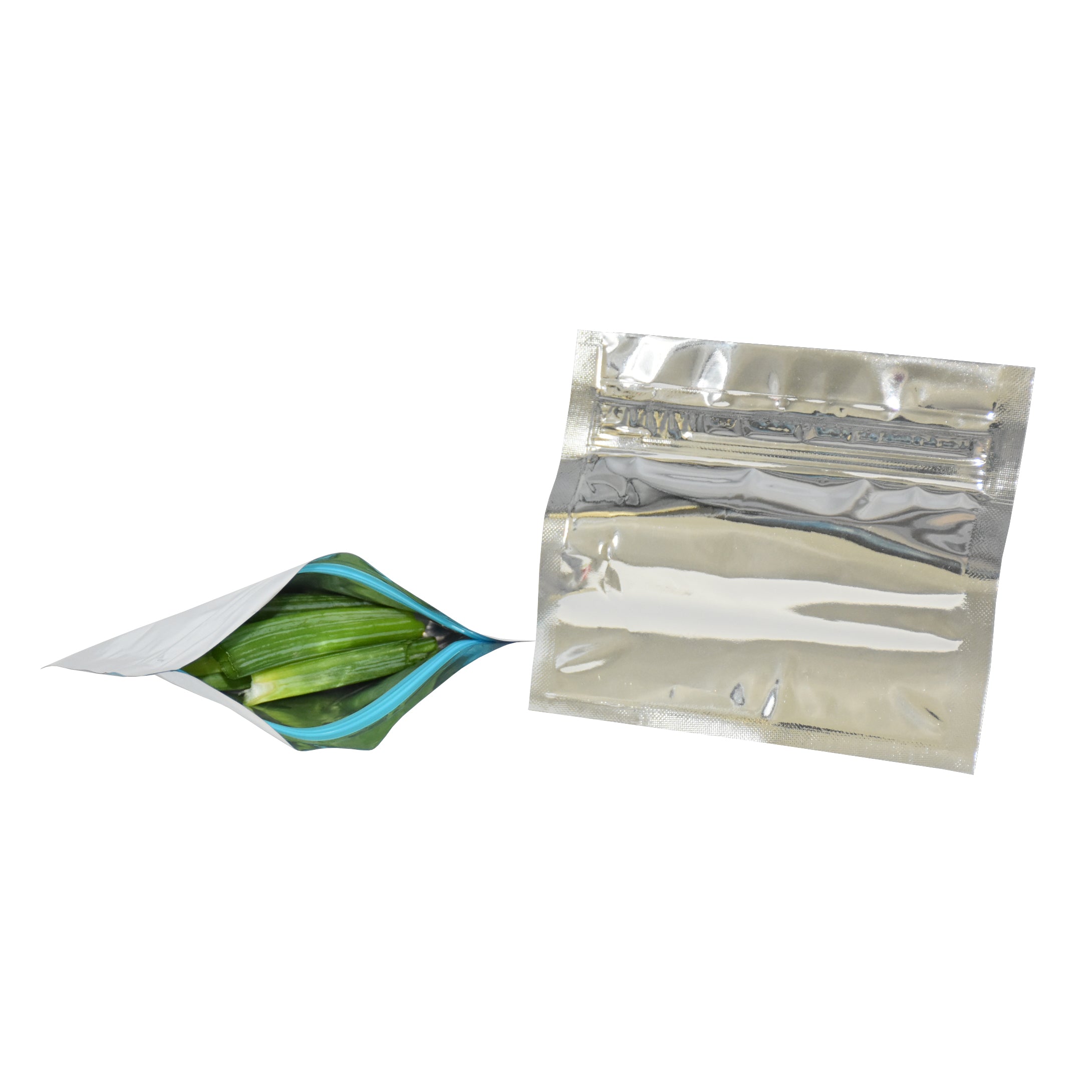 Zippy Sealz Small Silver Mylar Bags 5"x 4.25" 500/Case - image 4
