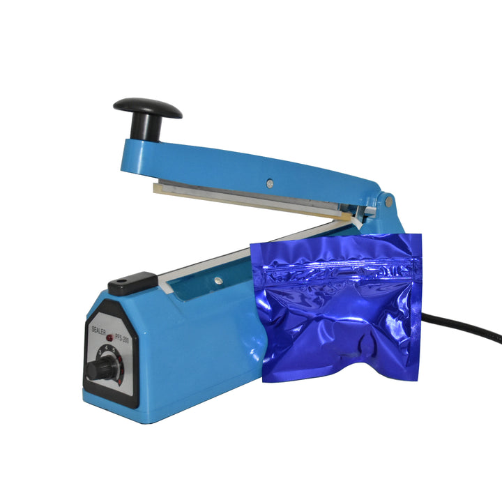 Zippy Sealz Small Blue Mylar Bags 5" x 4.25" - image 5