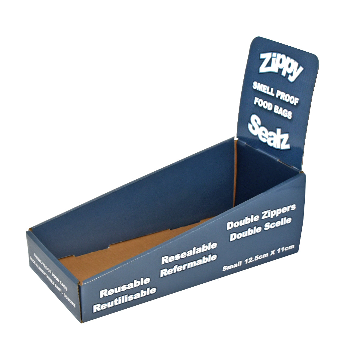 Zippy Sealz Mylar Display Boxes- Small 14 cm w x 30.5 cm - image 1