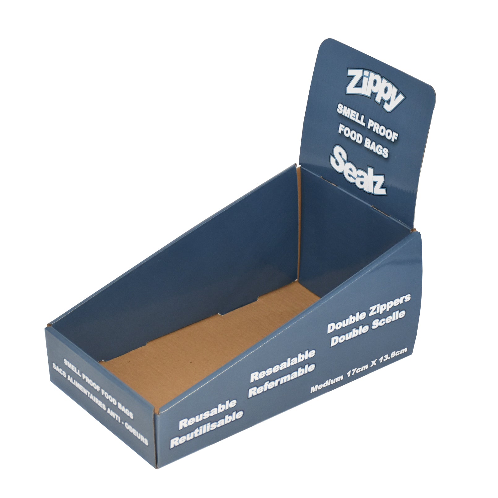 Zippy Sealz Mylar Display Boxes- Medium 18 cm w x 30.5 cm - image 1
