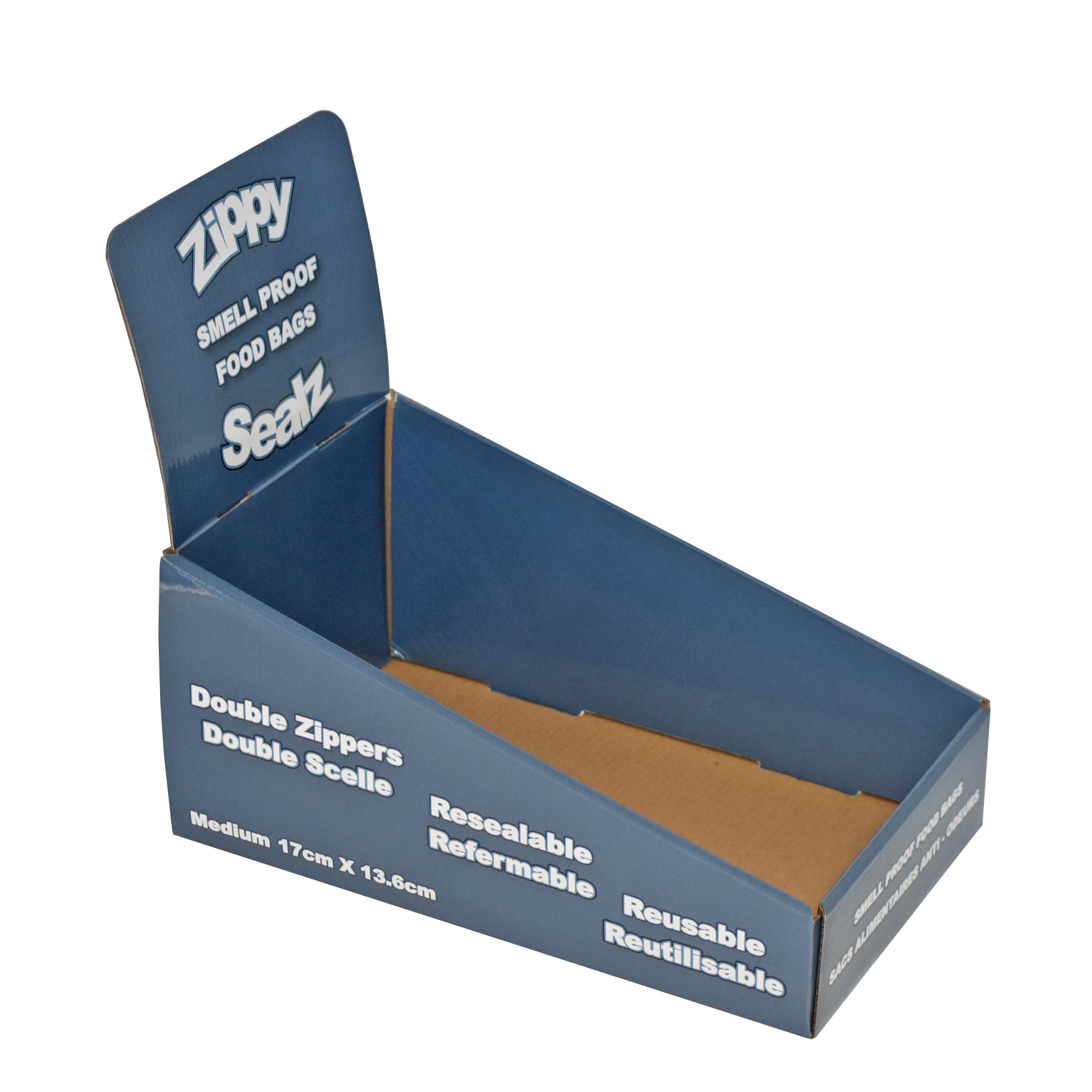 Zippy Sealz Mylar Display Boxes- Medium 18 cm w x 30.5 cm - image 3