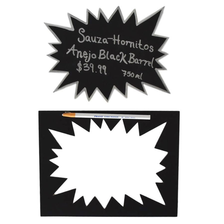 Starbursts Large Black with Free White Grease Pencil 50/Pack
