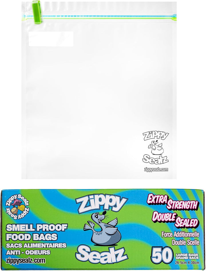 Zippy Sealz V 1.0 Family Edition Smell Proof, Floating, Waterproof Storage Bags