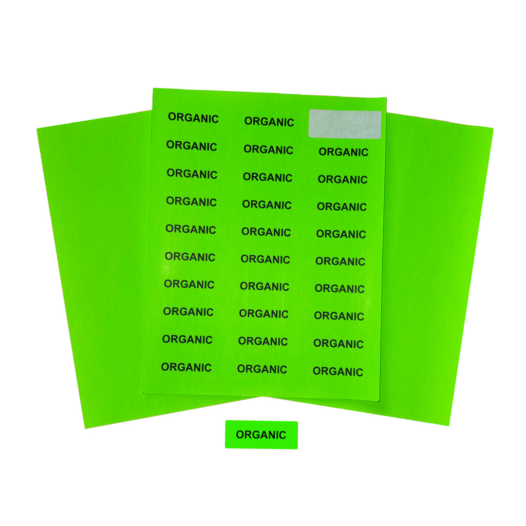 Sticker Labels Neon Green - B13-031 - image 1