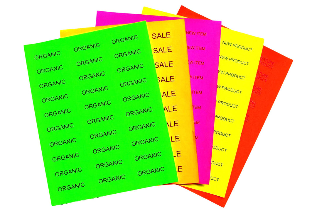 Sticker Labels Assorted Colours - B13-051 - image 4