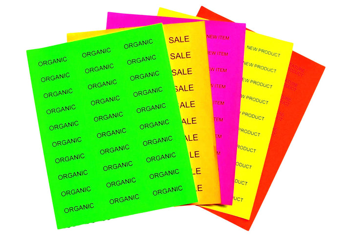 Sticker Labels Assorted Colours - B13-051 - image 4