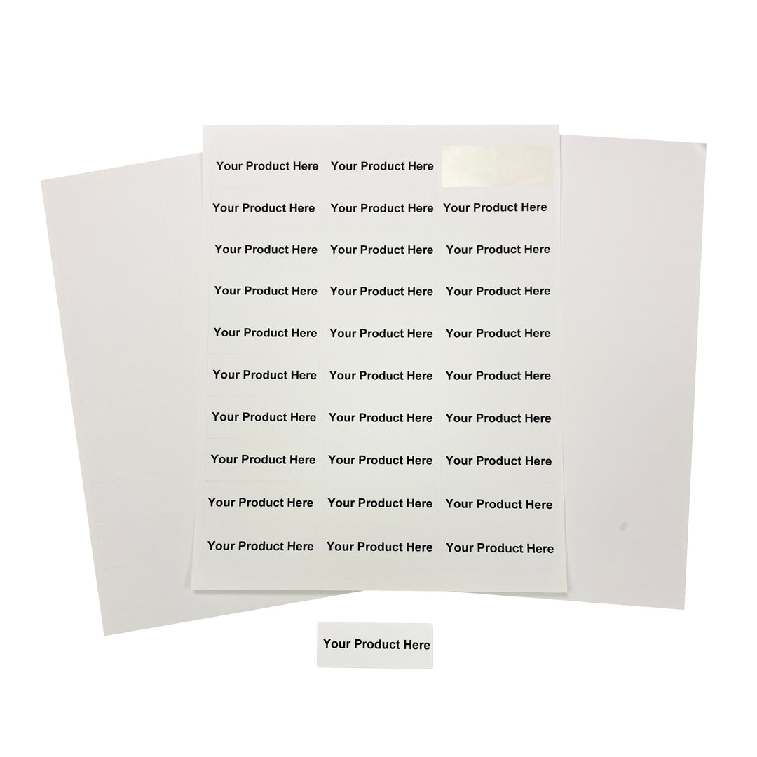 White Easy Peel Sticker Labels - B13-061 - image 1