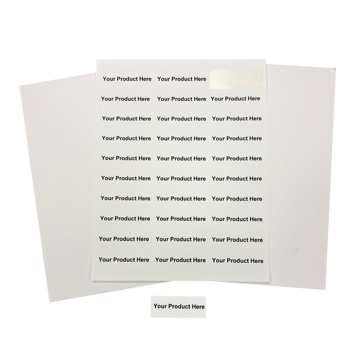 White Easy Peel Sticker Labels - B13-061 - image 1