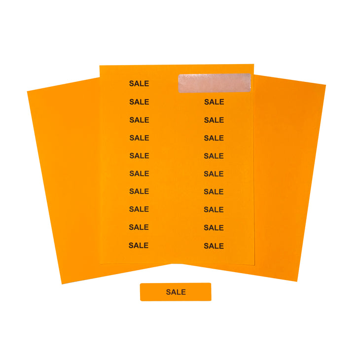 Sticker Labels Light Orange - B13-071 - image 4