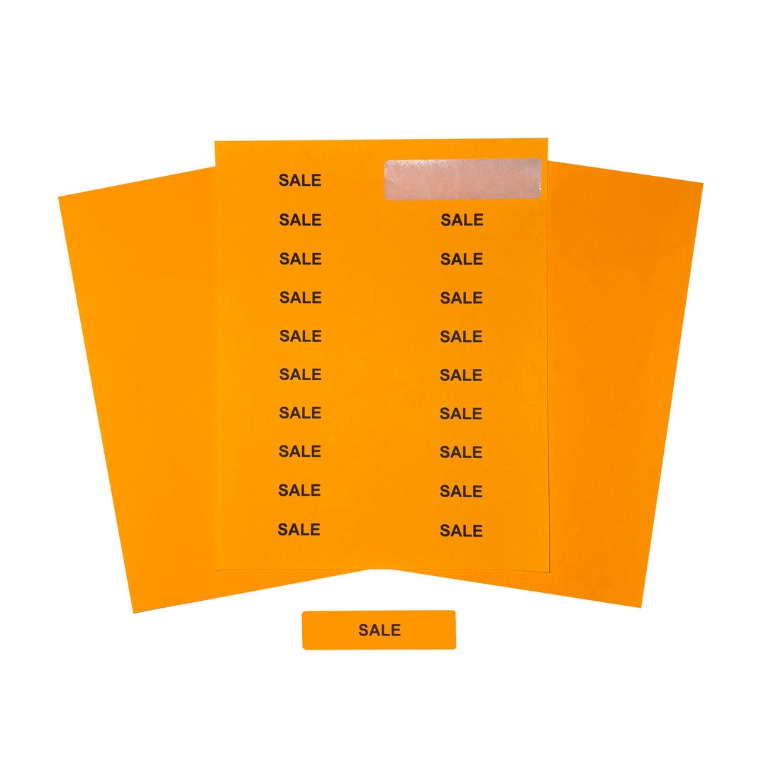 Sticker Labels 4" x 1" Coloured 1,000 Labels