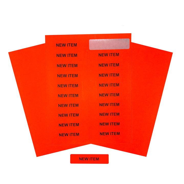 Sticker Labels 4" x 1" Coloured 1,000 Labels