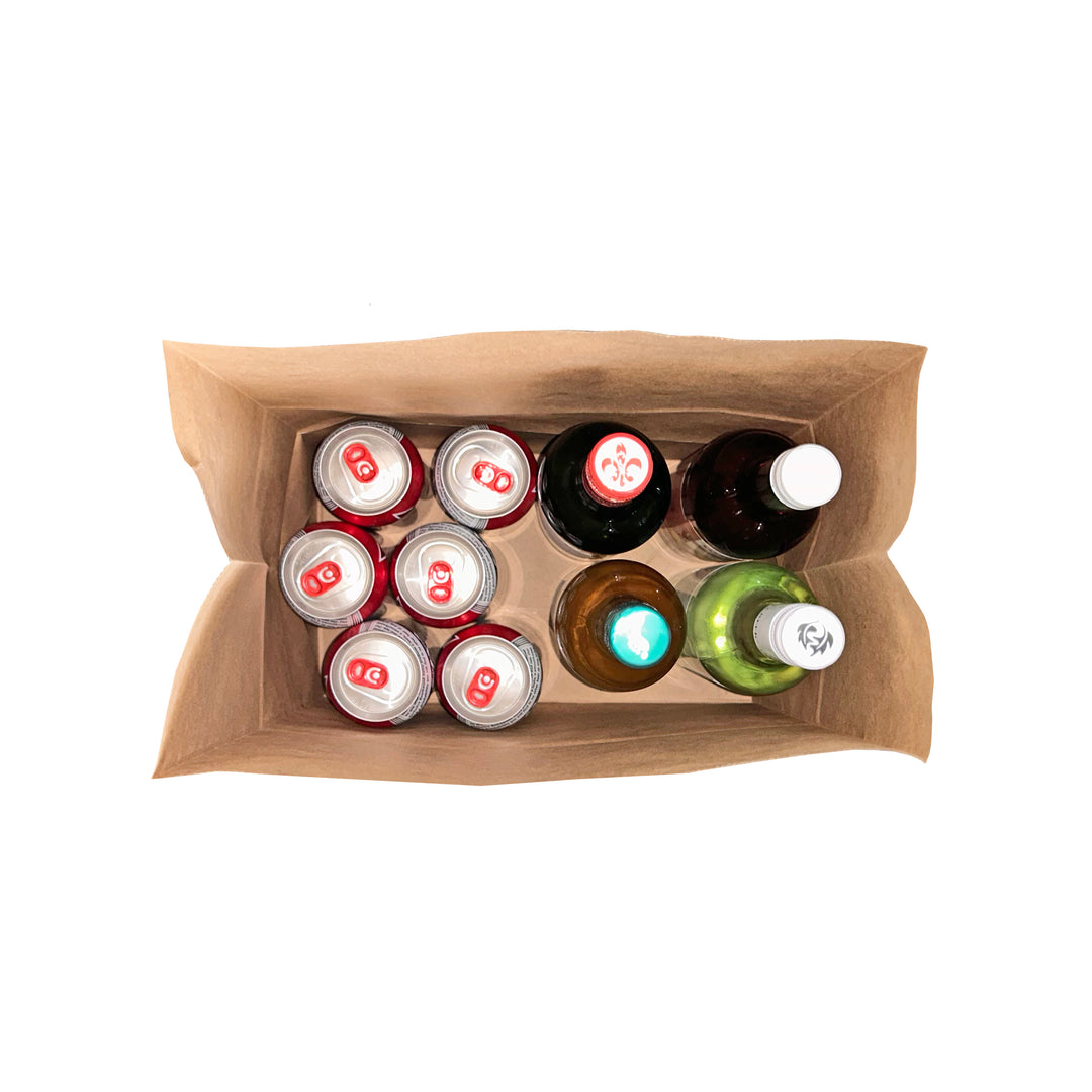 Heavy Duty Kraft Paper Bags 12" x 7" x 14" 300/Case - image 2