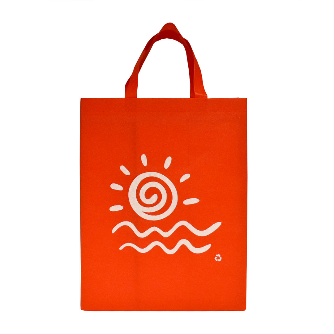 Reusable Shopping Bags 70 gsm - with White Fun Sun Designs 100/Case