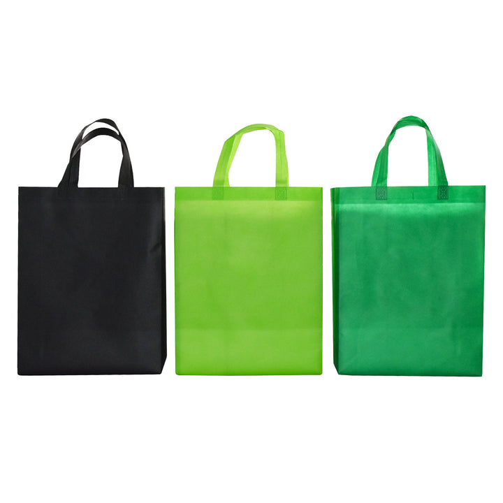 Reusable Shopping Bags 70 gm with Stitched Handles - Leaf Design 100/Case
