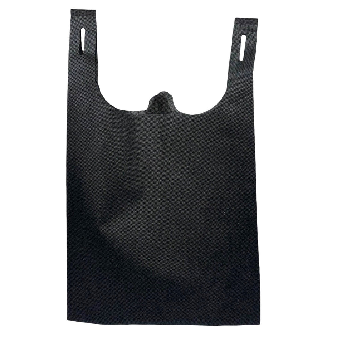 Reusable T Shirt Shopping Bags 50 gm - Black 500/Case