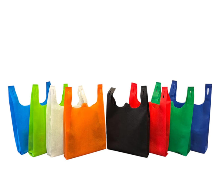 Reusable T Shirt Shopping Bags 50 gm - Rainbow 500/Case