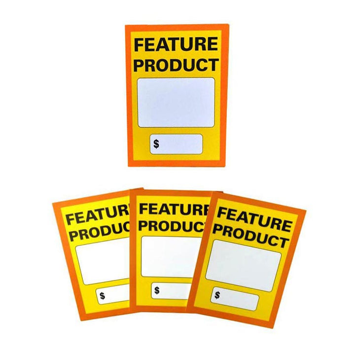 FEATURE PRODUCT Cardstock Signs 100/Pack - B51-031 - image 1