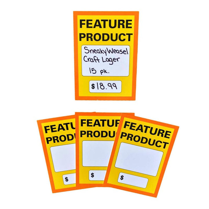 FEATURE PRODUCT Cardstock Signs 100/Pack - B51-031 - image 2