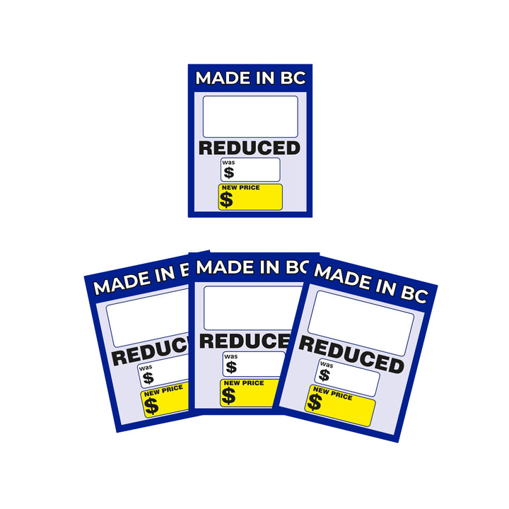 MADE IN BC, REDUCED Cardstock Signs 100/Pack - B51-401 - image 2