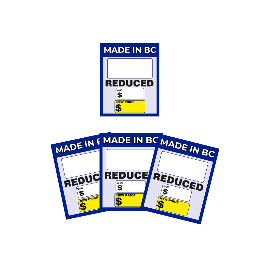 MADE IN BC, REDUCED Cardstock Signs 100/Pack - B51-411 - image 5