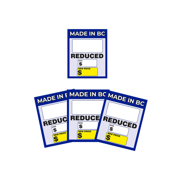 MADE IN BC, REDUCED Cardstock Signs 100/Pack - B51-411 - image 5