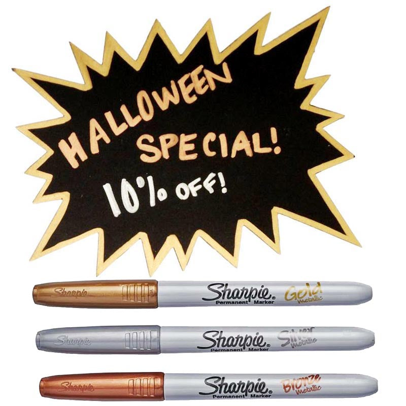 Starbursts- Medium Black 100/Pack + White Grease Pencil - image 2