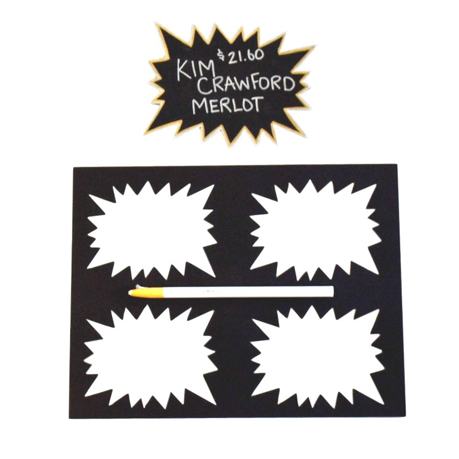 Starbursts- Small Black 200/Pack + Free White Grease Pencil - image 1