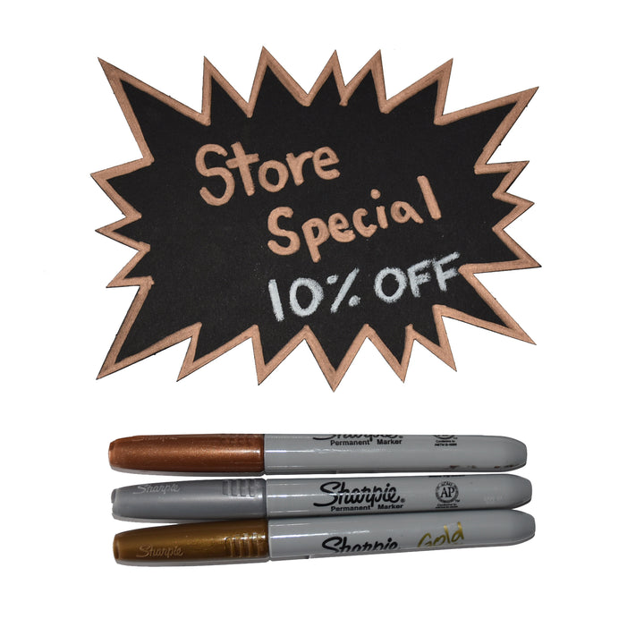 Starbursts- Small Black 200/Pack + Free White Grease Pencil - image 2