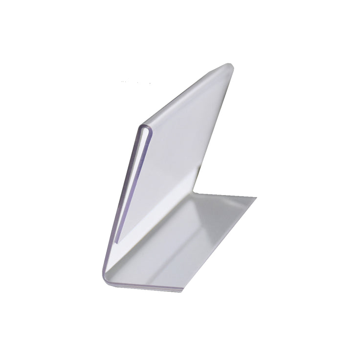 3.5" W x 2.5" H L-Shape Sign Holders 12/Case