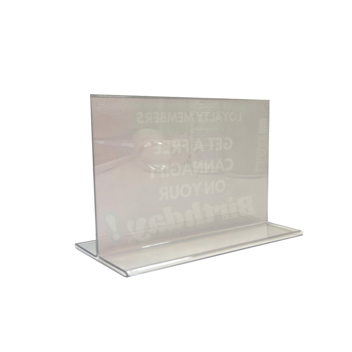 7" W x 5" H T-Shaped Sign Holders 12/Case