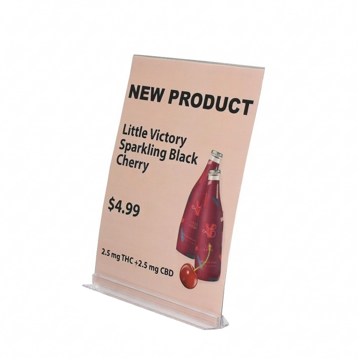 5" W x 7" H Adhesive Sign Holders 12/Pack