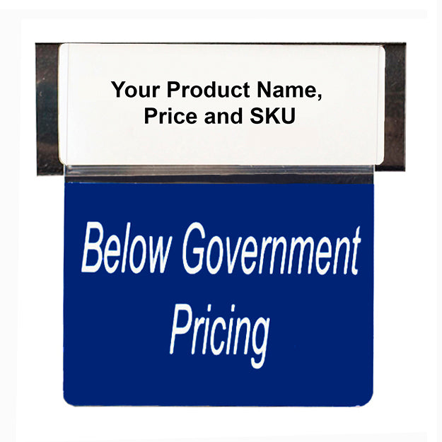 Below Government Pricing Reusable Promo Tags - image 1
