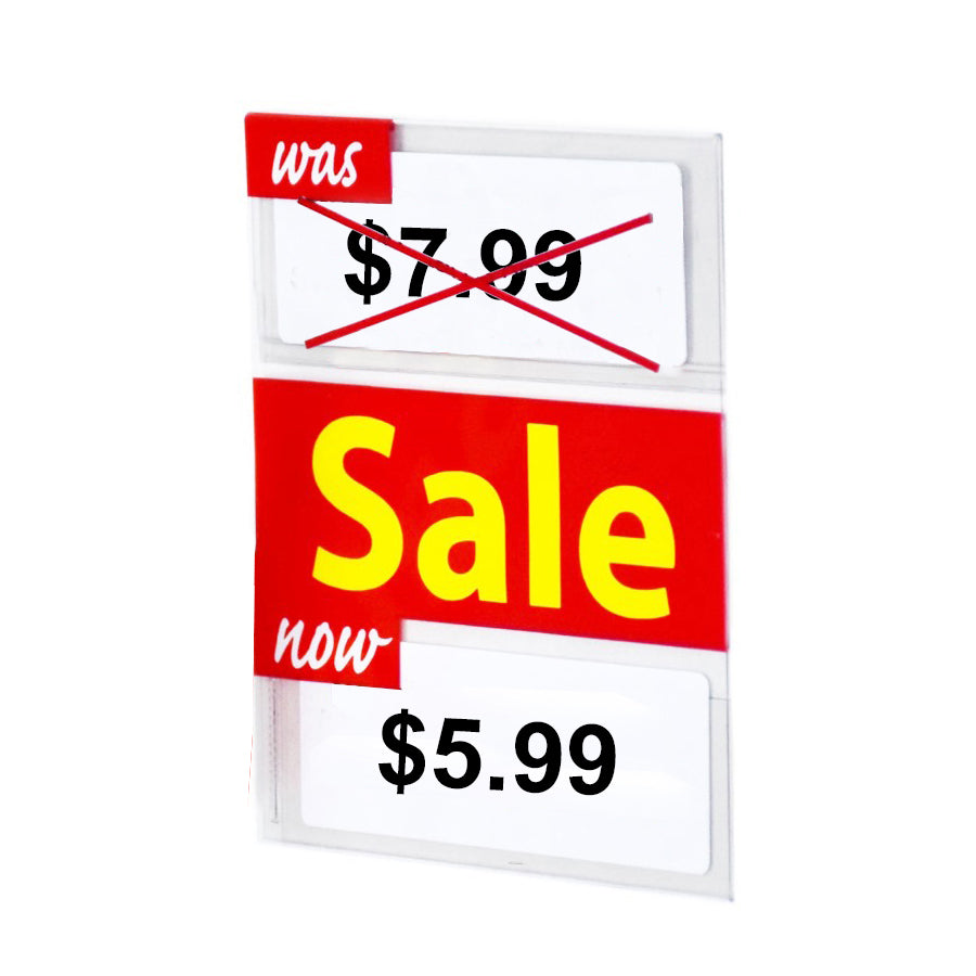 Double Sale Reusable Promo Tags 3" Without Arrows - image 1