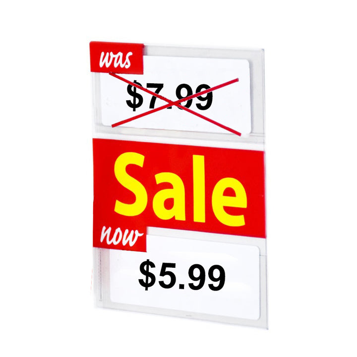 Double Sale Reusable Promo Tags 3" Without Arrows - image 1